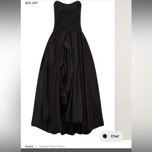 NWT Aje. Spatial Maxi Dress Black - Picture 4 of 14